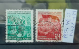 TS21 - Timbre serie DDR - 1954 Mi428-429, Stampilat
