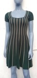 Rochie Guess Leti fit &amp; flare, verde, XS, noua