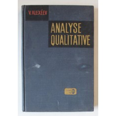 ANALYSE QUALITATIVE de V. ALEXEEV , 1970