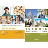 Pachet Bacalaureat Limba si literatura romana 72 teste si Istorie 65 de teste - Mimi Gramnea, Adrian Ilie Aichimoaie