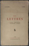 REVISTA LES LETTRES: POESIE / PHILOSOPHIE / LITTERATURE / CRITIQUE (QUATRIEME CAHIER, PARIS 1946) [LIMBA FRANCEZA / SEMNATURA PERPESSICIUS]