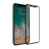 Folie Protectie ecran antisoc Apple iPhone X Tempered Glass Full Face 5D neagra