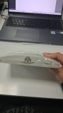 Pilă buffer pentru unghii Global Fashion, 150/150, culoare albă