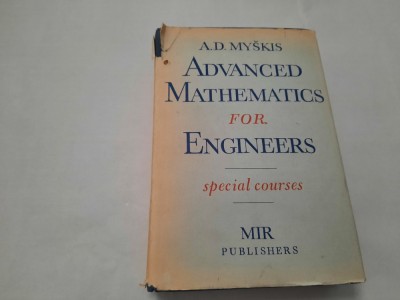 ADVANCED MATHEMATICS FOR ENGINEERS SPECIAL COURSES A D MYSKIS RF10/3 foto