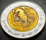 Cumpara ieftin Moneda bimetal 5 NUEVO PESOS - MEXIC, anul 1992 * cod 4674