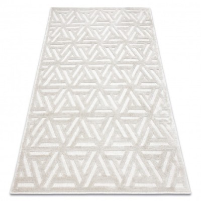 Covor SANTO SISAL 58503 geometric bej, 160x220 cm foto
