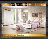 Dormitor lemn masiv My Little Princess