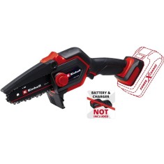 Mini fierastrau electric/mini drujba cu lant pe acumulator Einhell GE-PS 18/15 Li BL-Solo Power X-Change 18 V, lungime lama 15.8 cm, lungime max. taie foto