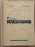 (C523) S. MEGOITA SI GH. MARASOIU - TEHNICA FARMACEUTICA - MANUAL