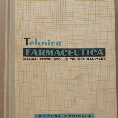 (C523) S. MEGOITA SI GH. MARASOIU - TEHNICA FARMACEUTICA - MANUAL