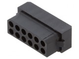 Mufă cablu-cablu/PCB mamă Datamate L-Tek 2mm 12 pini crimpată