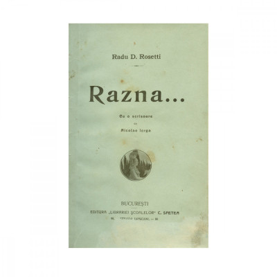 Radu D. Rosetti, Razna&amp;hellip;, 1912, cu dedicația autorului foto