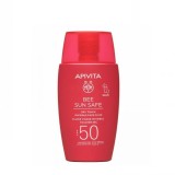 APIVITA Fluid facial invizibil cu protecție solară, fără acțiune, SPF50, 50 ml