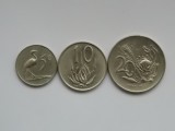 LOT 3 MONEDE DIFERITE AFRICA DE SUD 1965 SUID-AFRIKA