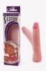 Dildo Clasic Flexibil Natural 18.5cm Debra Realistic, Material TPE/TPR, Rezistent la Apa