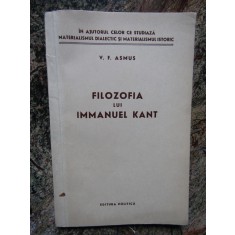 V F ASMUS - FILOZOFIA LUI IMMANUEL KANT
