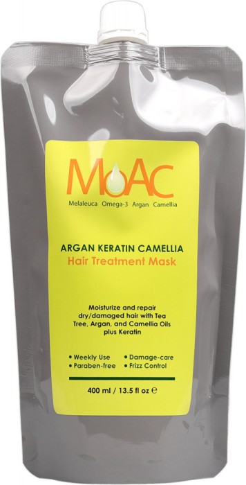 Masca Tratament cu keratina, argan si camelia Moac 400 ml