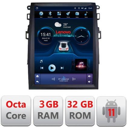 Navigatie Ford Mondeo 4 tip tesla radio gps internet 8 Core 3+32 4G carplay android auto kit-tesla-377+LITE-9.7-3+32 CarStore Technology