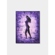 Be the Love You Never Received - pictură figurativă contemporană, acril pe p&acirc;nză