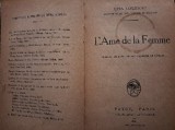 Sufletul femeii- Gina Lombroso, franceza