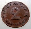 2.812 GERMANIA 2 REICHSPFENNIG 1938 F, Europa, Bronz