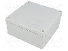 Carcasa ABS, 130mmx130mmx60mm, IP66, IP67, FIBOX - ABS 125/60 HG