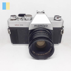 Mamiya MSX 500 cu Mamiya/Sekor SX 50mm f/2 M42