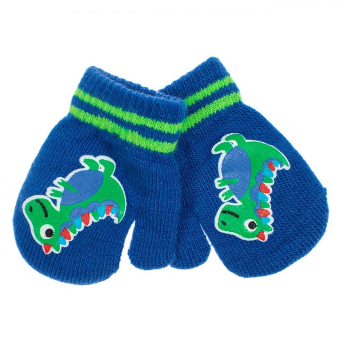 Mănuși Băieți Baby, Dinozaur, Albastru, 0-12 Luni, 1 Pereche