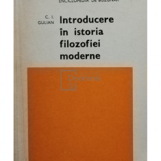 C. I. Culian - Introducere în istoria filozofiei moderne (editia 1973)