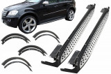 Kit Prelungiri Extensii Aripi cu Praguri Trepte Laterale Mercedes M-Class ML W164 (2005-2011) Performance AutoTuning, KITT