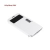 Husa Flip S-View Rock Flexible pentru Samsung Galaxy Mega 6.3, Alb