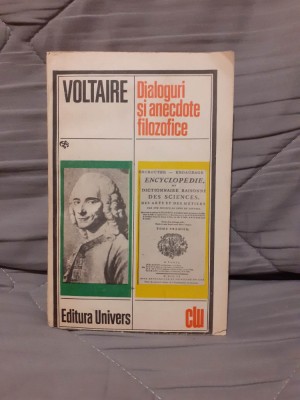 DIALOGURI SI ANECDOTE FILOZOFICE-VOLTAIRE foto