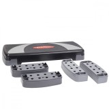 Banca aerobic HMS AS004 Negru/Gri FitLine Training