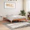 vidaXL Cadru de pat fără saltea, maro ceruit 180x200 cm lemn masiv pin 844174