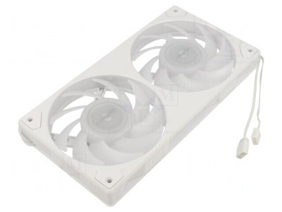 Ventilator axial 12V 240mm alb AK-FN112-WH foto