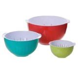 Boluri salata, plastic, set 3 buc, 1.2/2/3.4 L, MagicHome, Magic Home