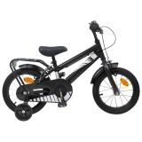 vidaXL Bicicletă pentru Copii 12 Inci pentru 2-4 ani Negru 42009354