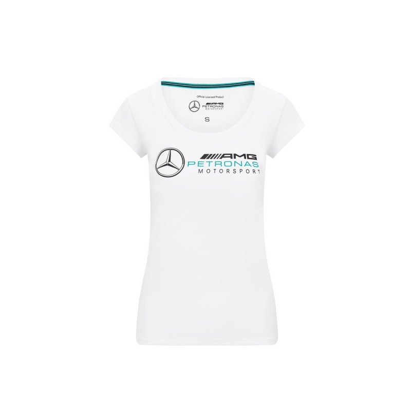 Mercedes AMG Petronas tricou de dama logo white F1 Team 2020 - S | Okazii.ro