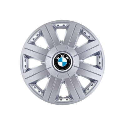 Set 4 capace roti Cosmos cromat R15, pentru gama auto BMW foto