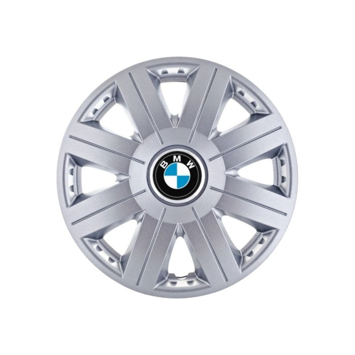 Set 4 capace roti Cosmos cromat R15, pentru gama auto BMW