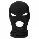 MFH Cagula Subtire si Elastica Adult Balaclava &quot;3 gauri&quot; Neagra 10899A, XXXXL