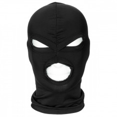 MFH Cagula Subtire si Elastica Adult Balaclava "3 gauri" Neagra 10899A