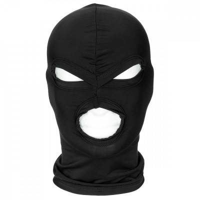 MFH Cagula Subtire si Elastica Adult Balaclava &amp;quot;3 gauri&amp;quot; Neagra 10899A foto