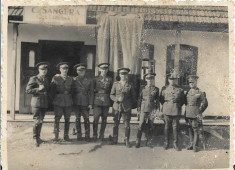 Fotografie ofiteri romani cavalerie Basarabia poza veche romaneasca foto
