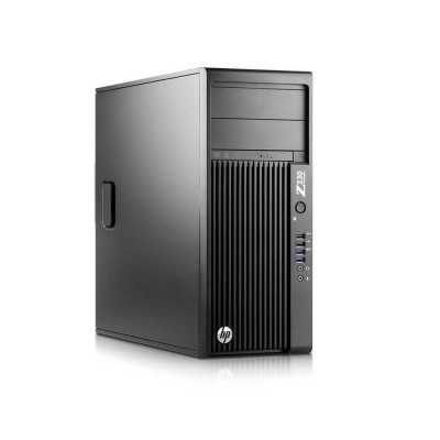 Unitate calculator Tower, Procesor Xeon E3 1226 V3, Memorie RAM 8 GB, SSD 256 GB, DVD-RW, HP Z230 Tower Workstation, Refurbished foto