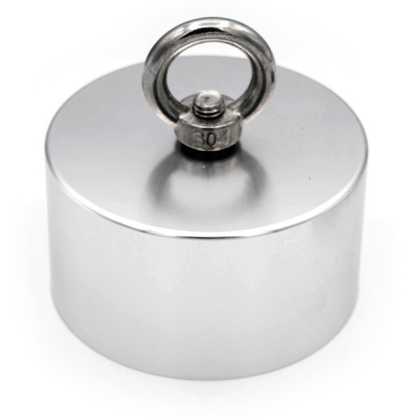 Magnet fishing 360&deg; D 100 x H 55 mm - forță&nbsp;880/220&nbsp;kg