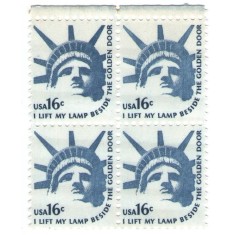 Statele Unite 1978 - statuia Liberty, neuzata de 4