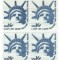 Statele Unite 1978 - statuia Liberty, neuzata de 4