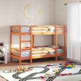 Gossi pat supraetajat, maro ceruit, 90x190 cm, lemn masiv de pin