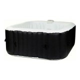 Inflatable Spa Sunspa Pătrat Negru 4 persoane (155 x 155 x 65 cm)